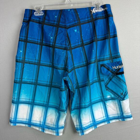 Hurley Phantom Puerto Rico Space Board Shorts Men’s 30 Blue - Picture 7 of 7
